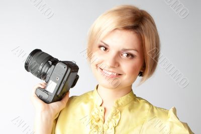Girl-photographer
