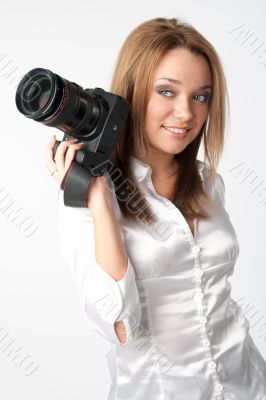 Girl-photographer