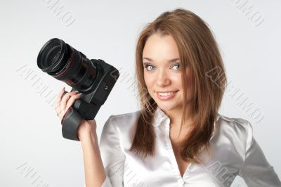Girl-photographer