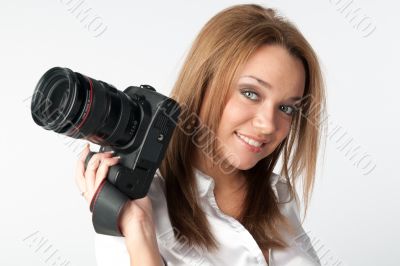 Girl-photographer