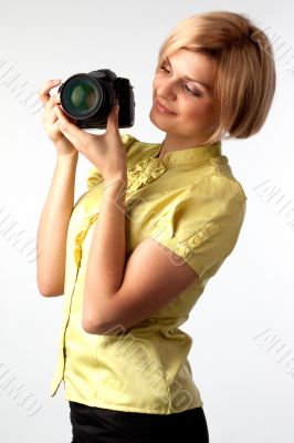 Girl-photographer
