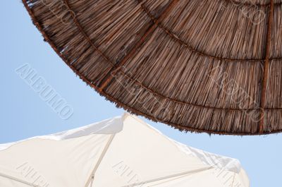 Two umbrellas