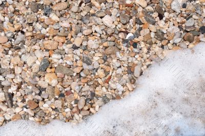 Sand and foam