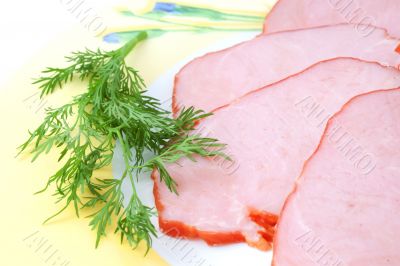 ham with herbs