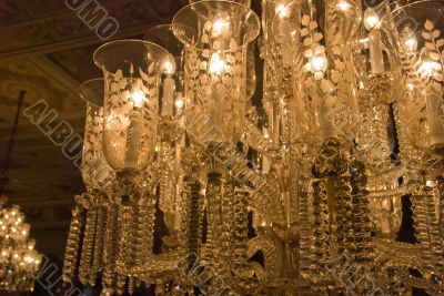 Chandelier closeup - Dolma bahche