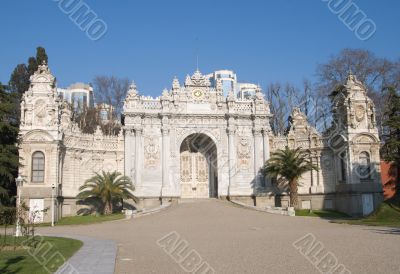 Dolmabache Palace Entrance - wide view