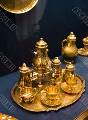 Collection of kitchen utensils -tea set