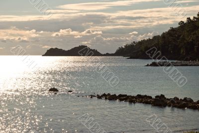 Sunset in Skala Potamia 2