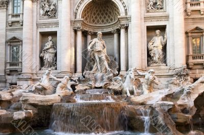 Trevi fountain, Rome, Italy