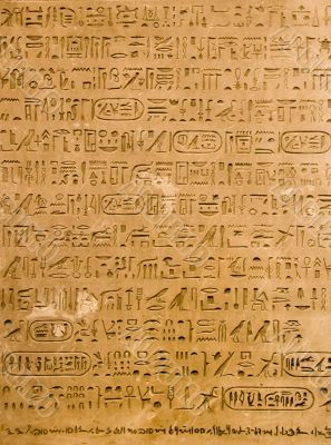Egyption hieroglyphs