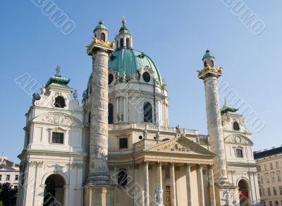 St. Charles`s Church in Vienna