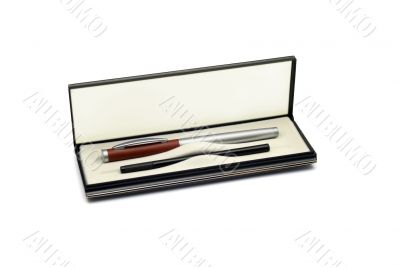 pen on black box