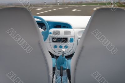 Car tuning. Interior.