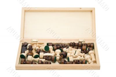 Opened chess board