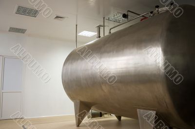 Large stainless tank