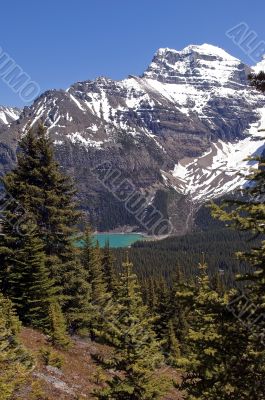 mountain lake in Canada