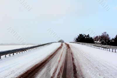 Image of winter road