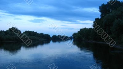 Landscape with the river