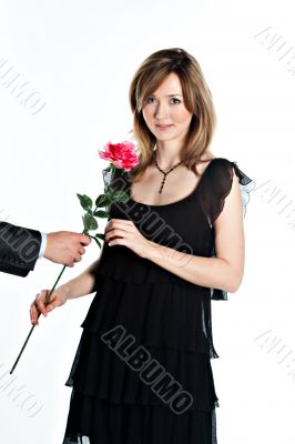 girl with a gift