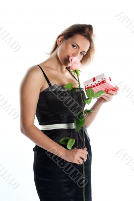 girl with a gift