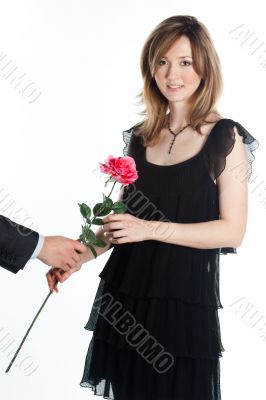 girl with a gift