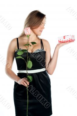 girl with a gift