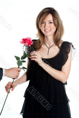 girl with a gift