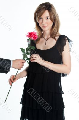 girl with a gift