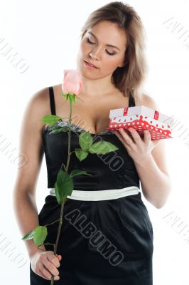 girl with a gift