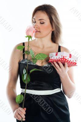 girl with a gift
