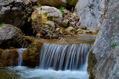 small waterfall