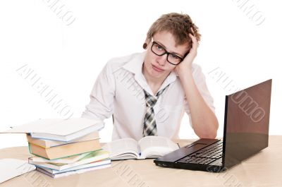 frustrated student