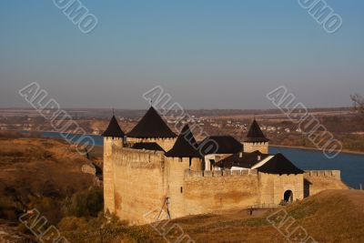 Ancient forress in Khotyn, Ukraine