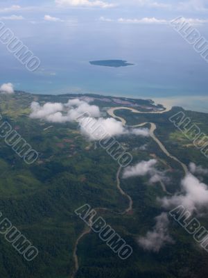 view from plane