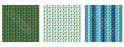 Set of 3 Polka Dotted Backgrounds