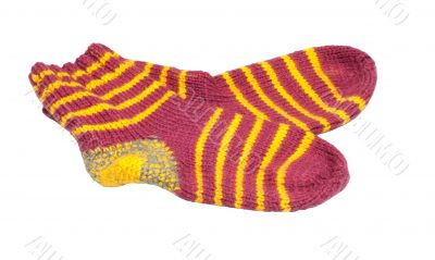 Woolen socks.