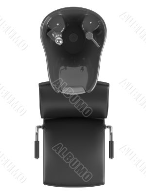 Black hair wash chair