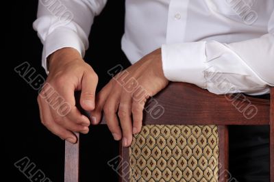 Hand of the businessman