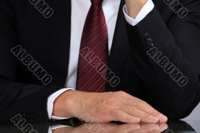 Hand of the businessman