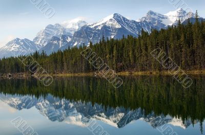 reflection in the Emerald lake