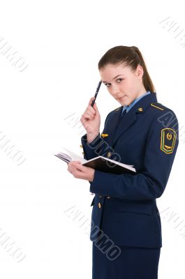 girl in uniform
