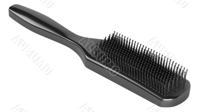 Black hairbrush
