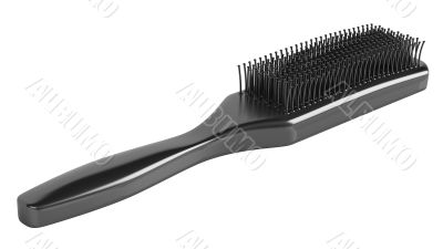 Black hairbrush