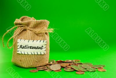 Sack full of coins