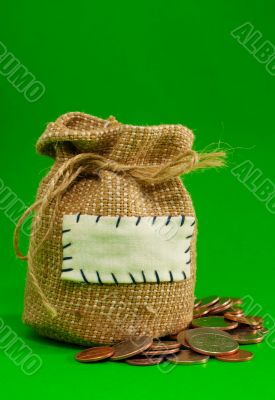 Sack full of coins