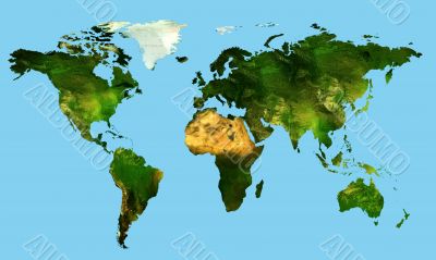 world map