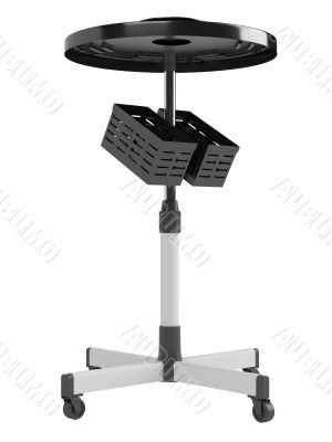 Circle salon trolley