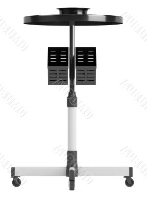 Circle salon trolley
