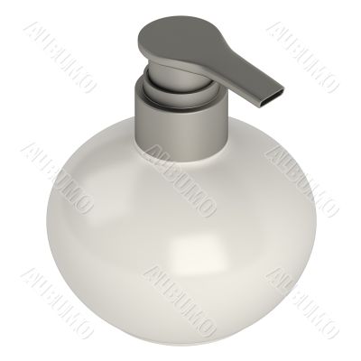 Round soap bottle