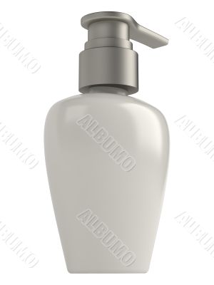 Soap glass bottle